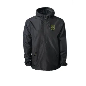 Fight The Good Fight - Half-Zip Windbreaker (Black)