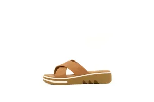 FLORA PLATFORM SANDALS | CAMEL | WOMEN