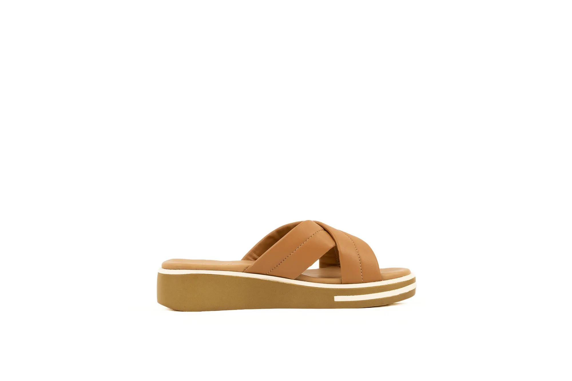 FLORA PLATFORM SANDALS | CAMEL | WOMEN