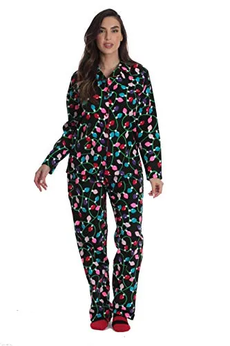 #followme Printed Flannel Family Pajamas - Womens 6746-10122-M