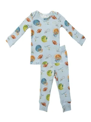 Football Waffle Knit Lounge Wear Set