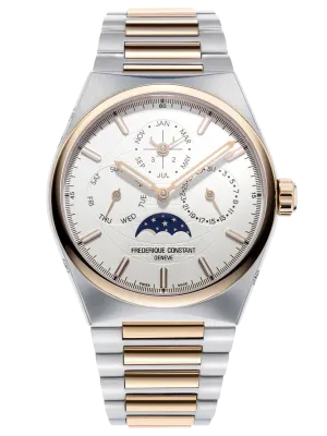 FREDERIQUE CONSTANT HIGHLIFE PERPETUAL CALENDAR MANUFACTURE RG 2 TONES