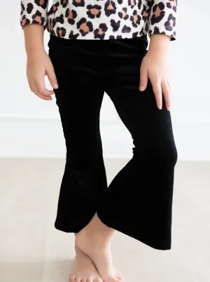 Girls Velvet Bell Bottoms