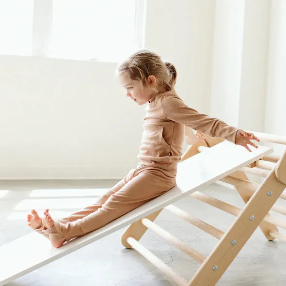 Goumikids - Long Sleeve Jogger Set - Sandstone