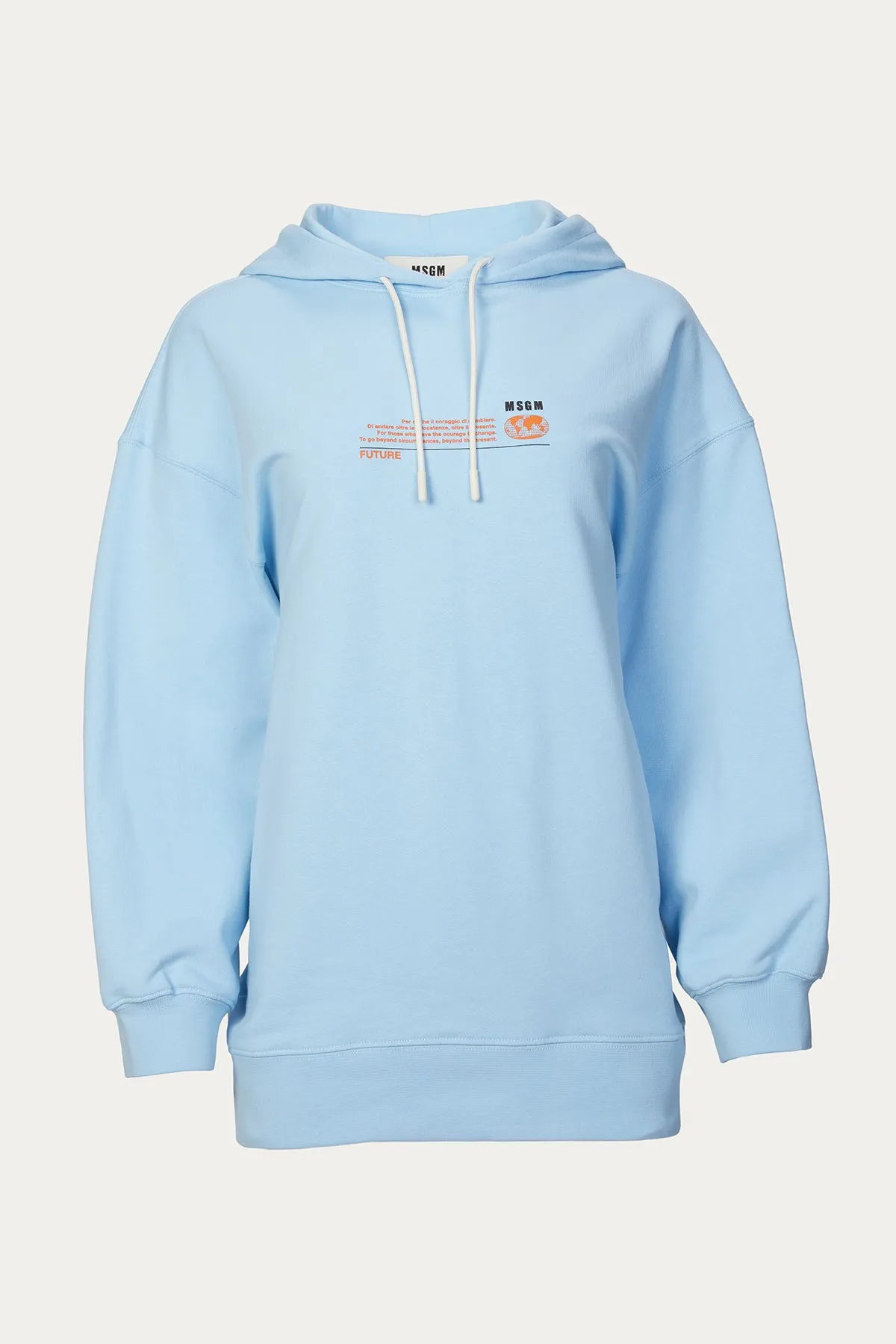 GRAPHIC-PRINT DRAWSTRING HOODIE