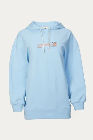 GRAPHIC-PRINT DRAWSTRING HOODIE