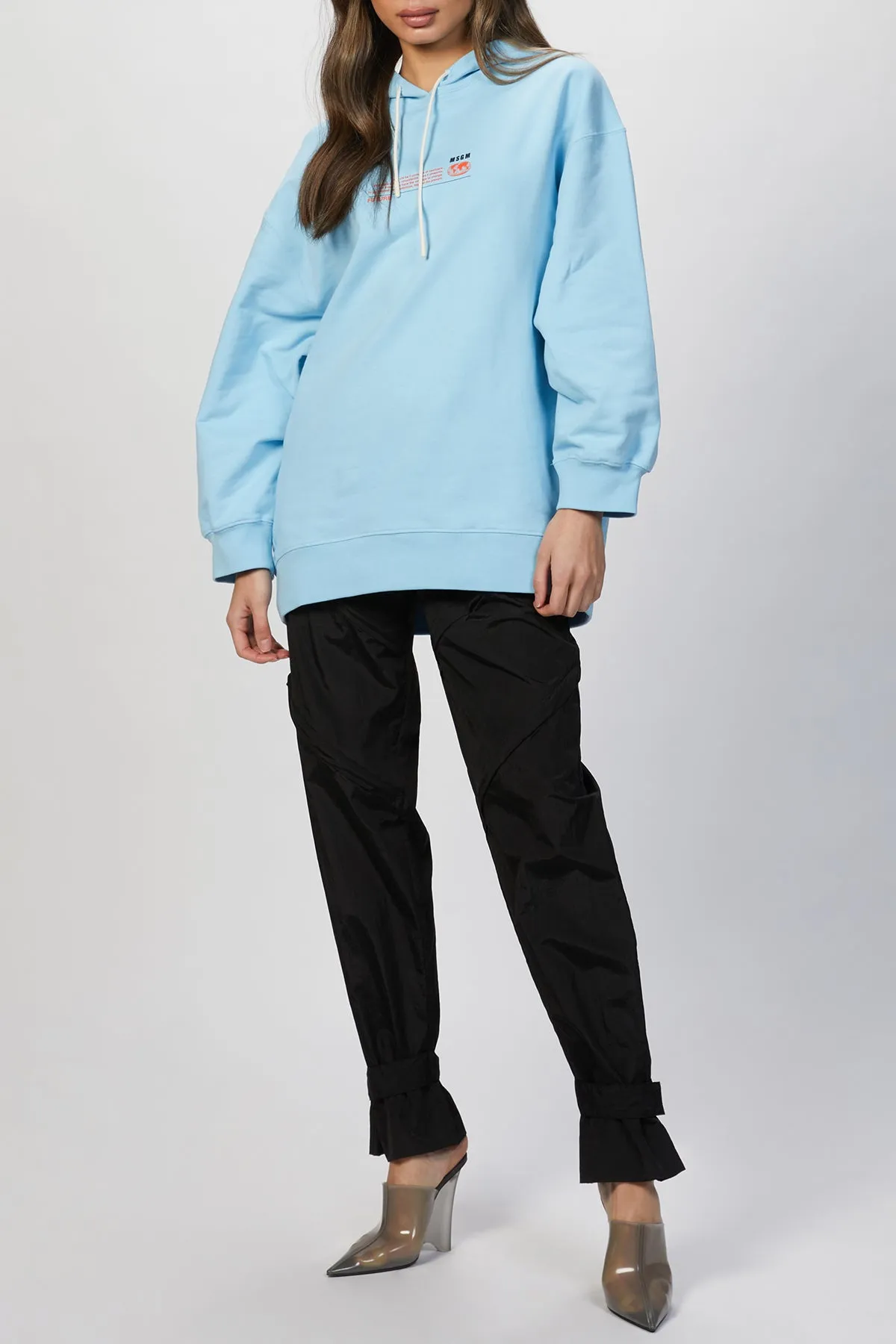 GRAPHIC-PRINT DRAWSTRING HOODIE
