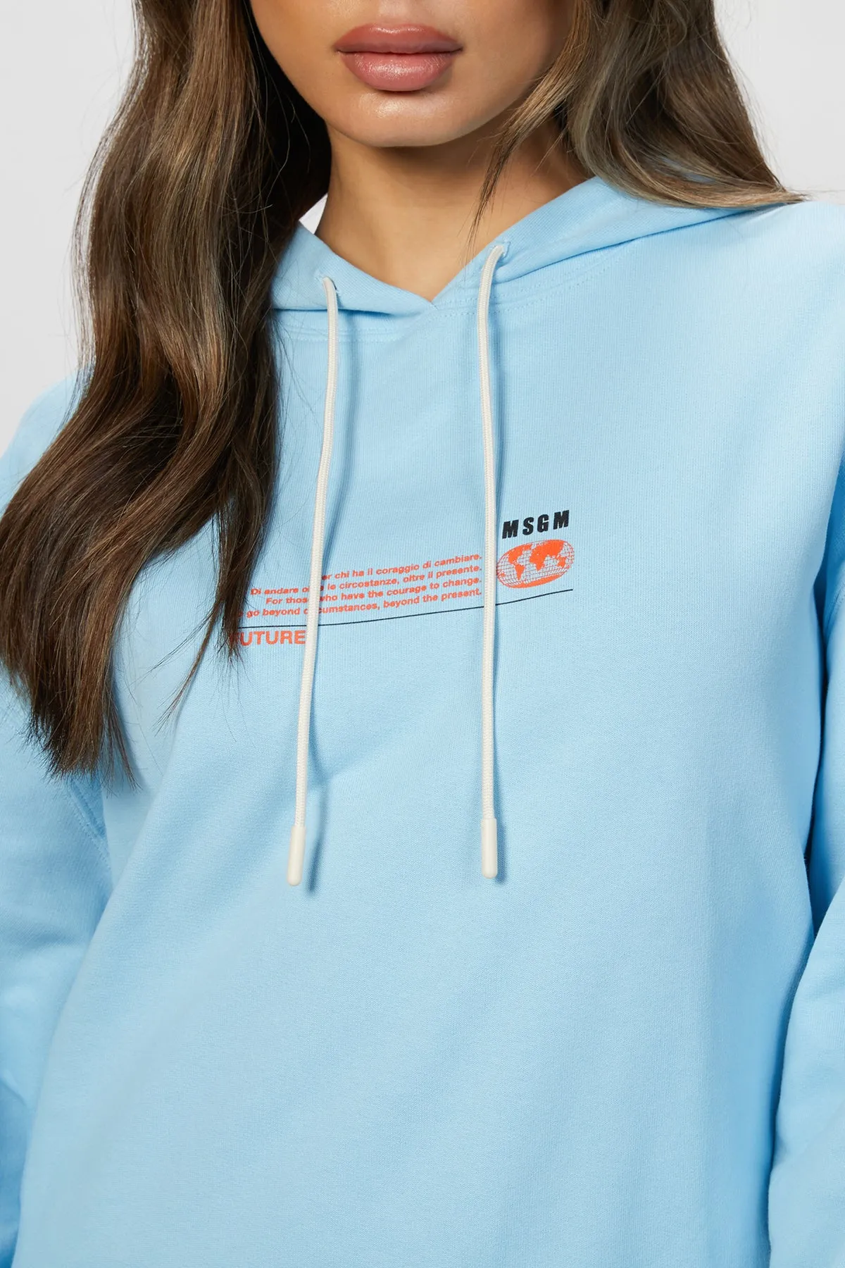 GRAPHIC-PRINT DRAWSTRING HOODIE