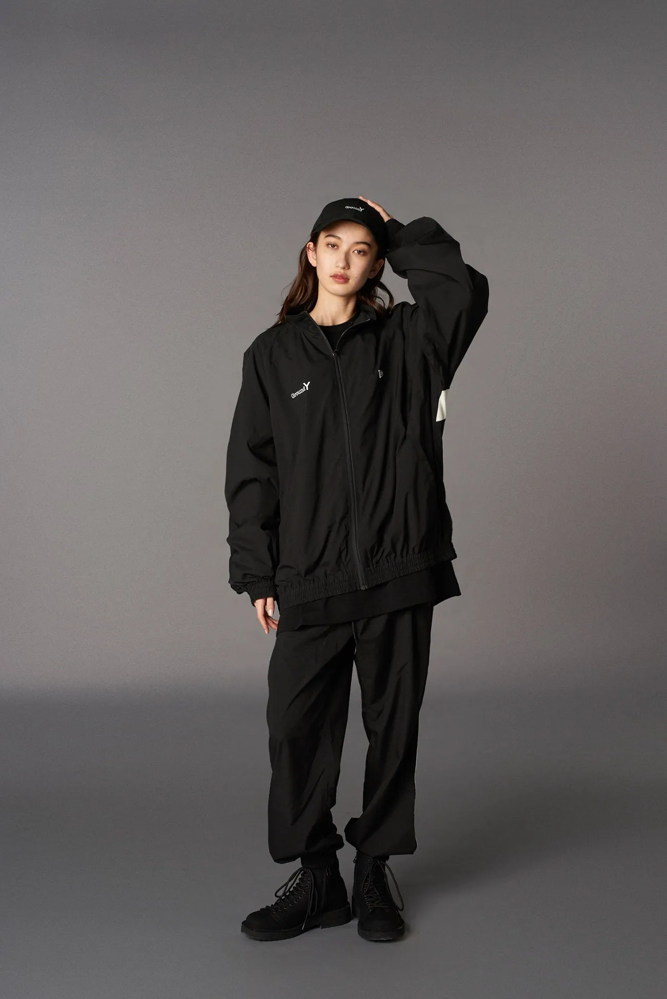 Ground Y×NEWERA®  POLYESTER TRACK JACKET