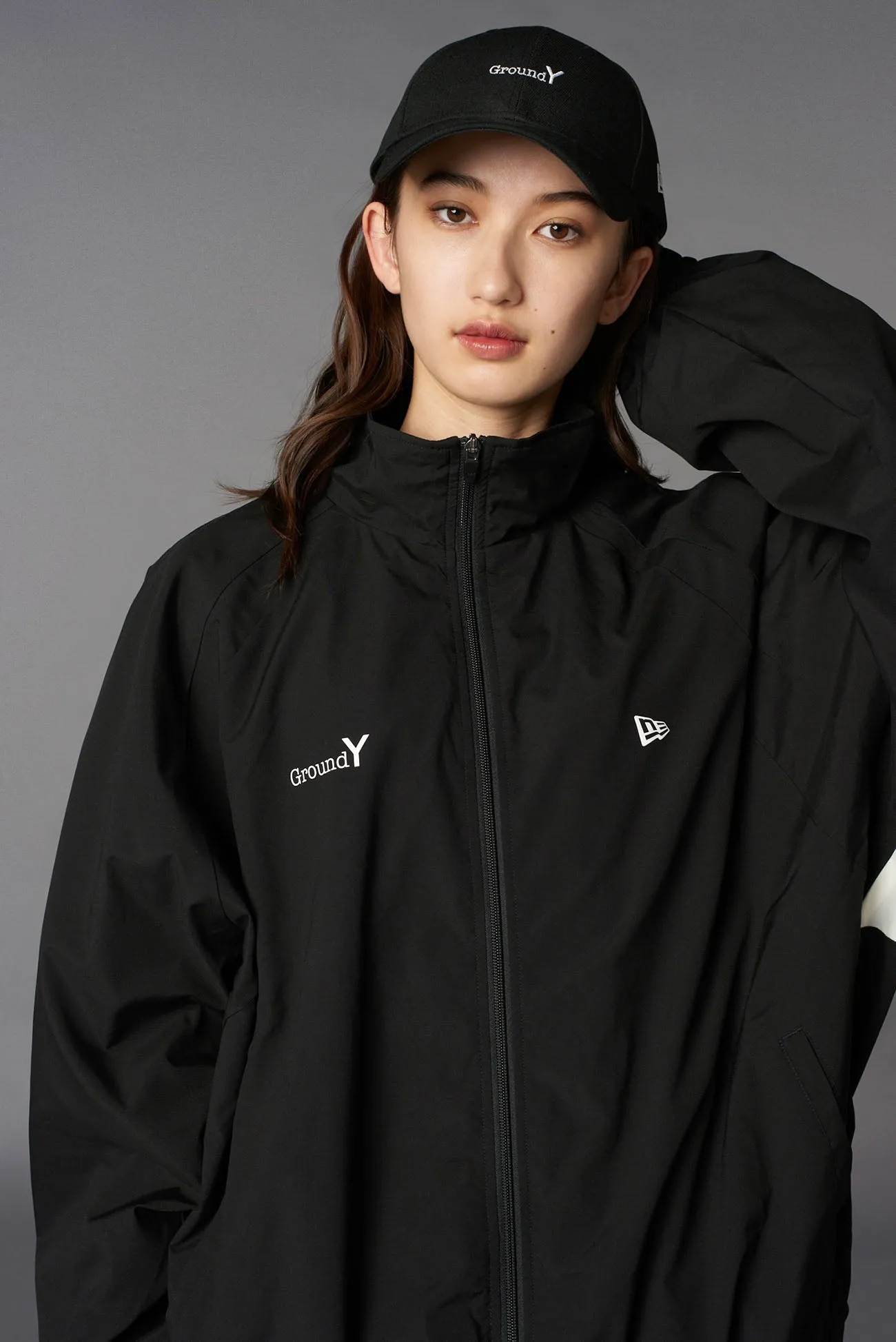 Ground Y×NEWERA®  POLYESTER TRACK JACKET