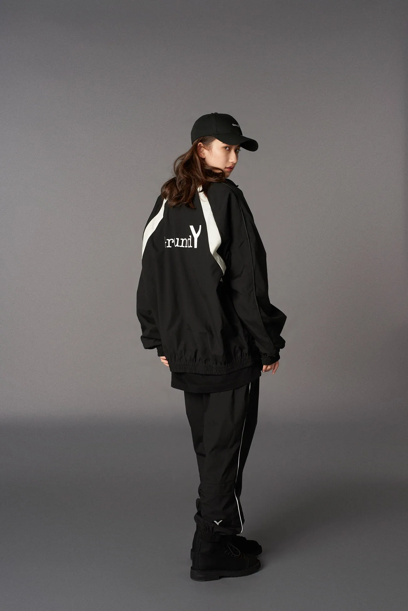 Ground Y×NEWERA®  POLYESTER TRACK JACKET