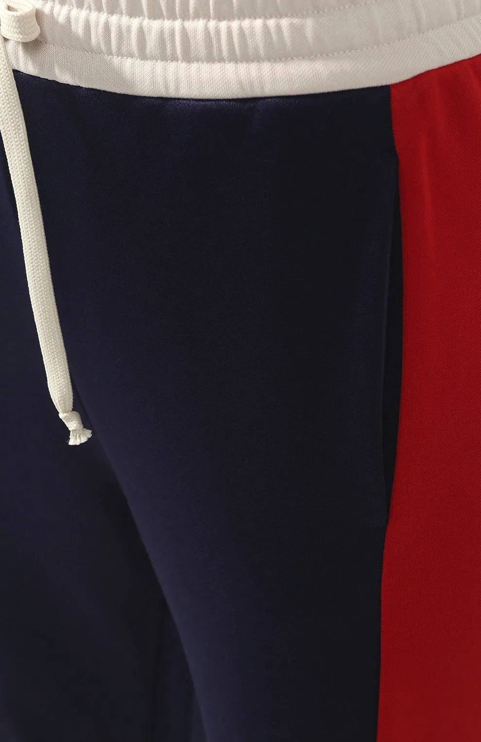 Gucci Striped Cotton-blend Track Pants in Blue