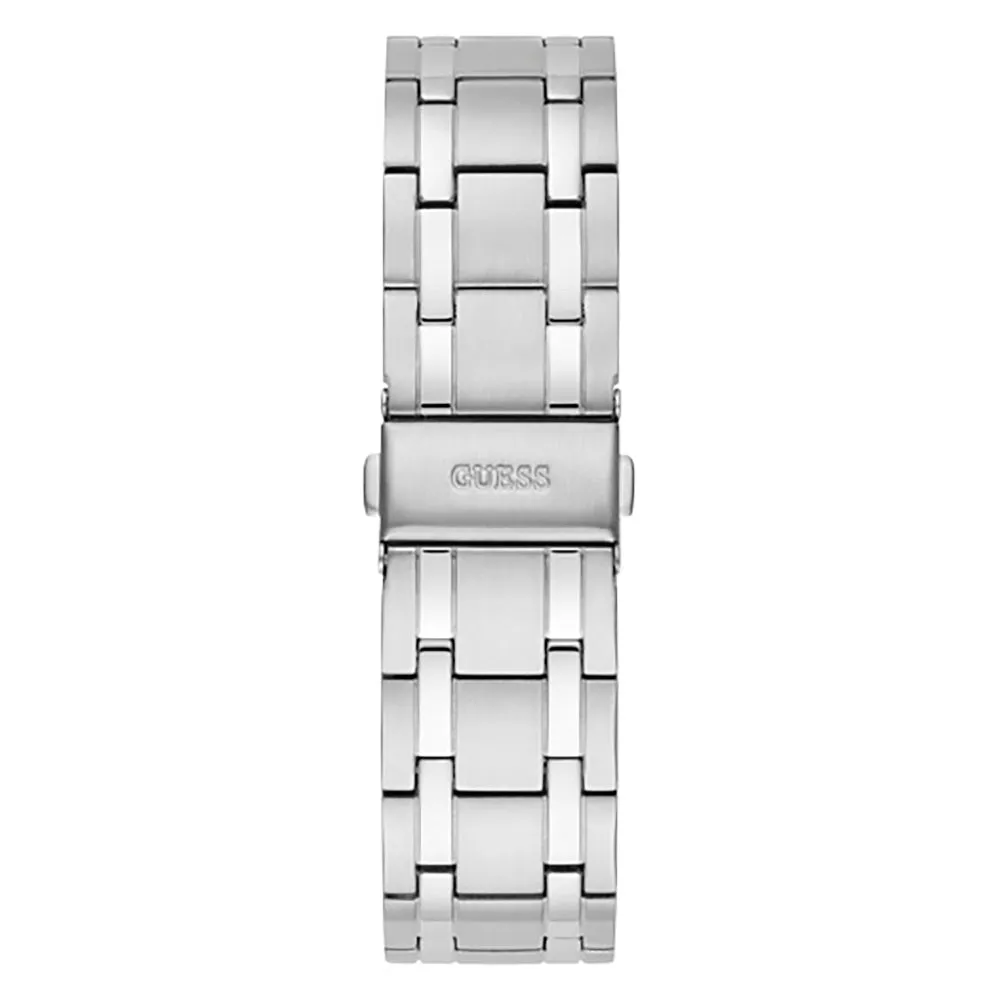Guess Men's Watch Silver Tone Case Quartz