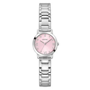 Guess Women's Watch Silver Tone Case Quartz