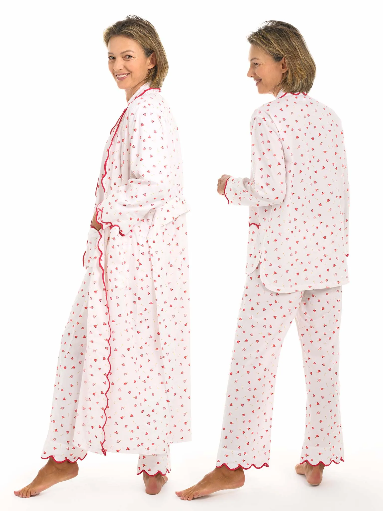 Hearts & Arrows Bundle: Classic Robe   Pajamas