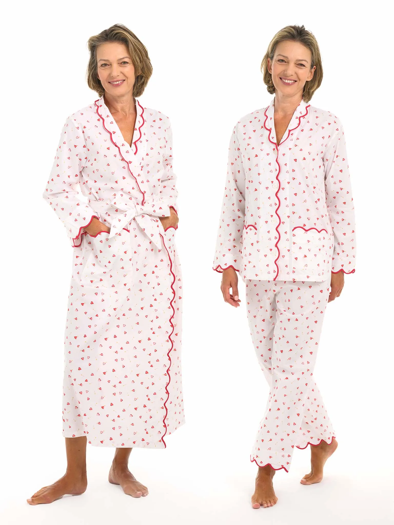 Hearts & Arrows Bundle: Classic Robe   Pajamas