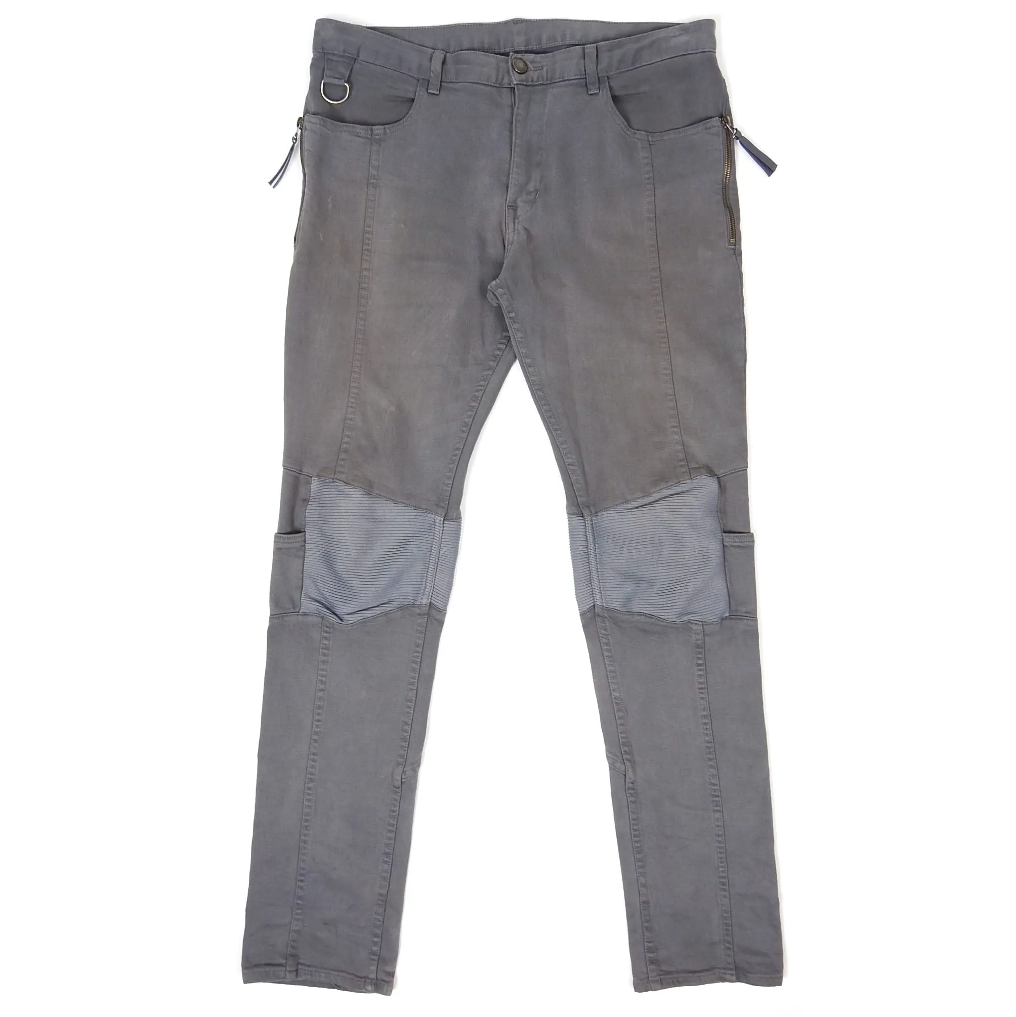 Helmut Lang Grey Moto Pants Size 34