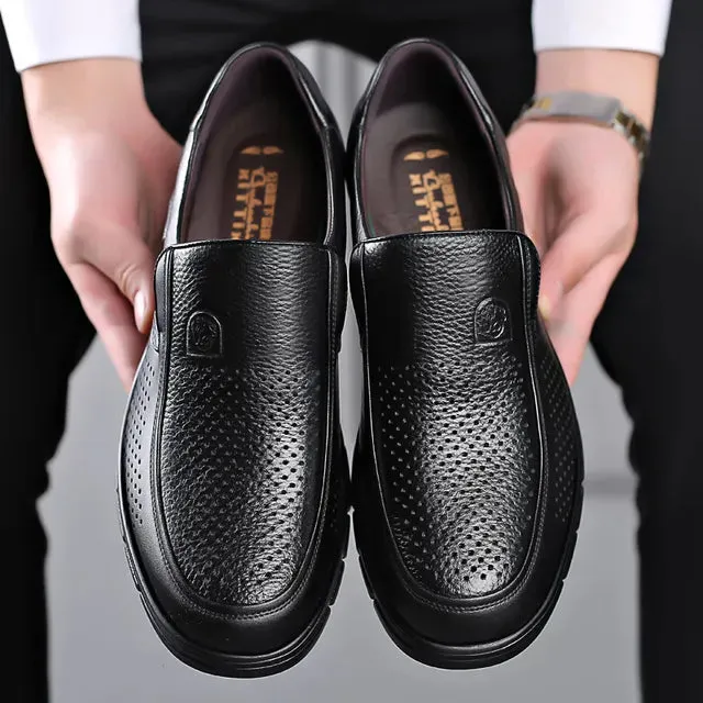 Herren-Freizeitschuhe aus echtem Leder