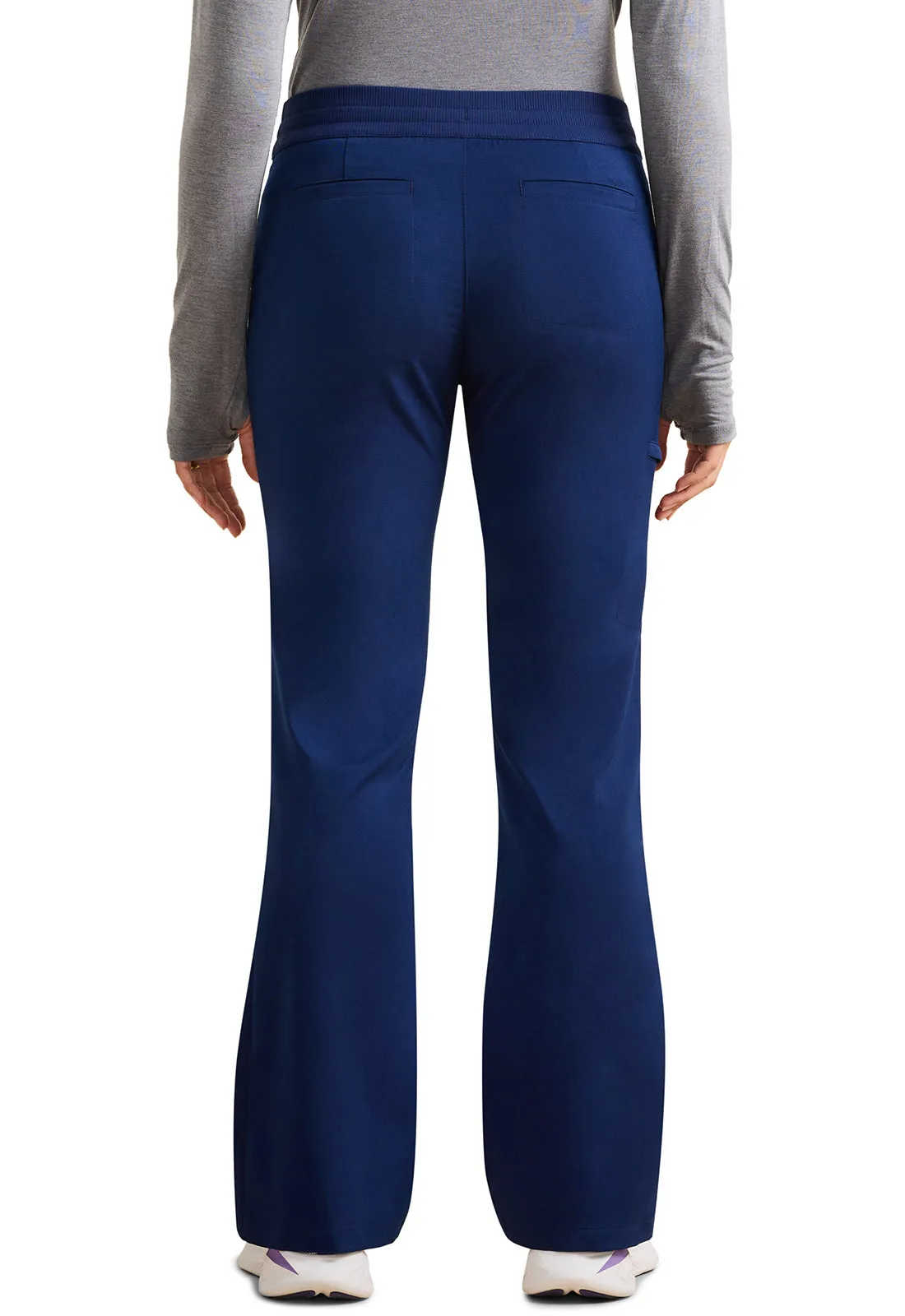 HH Purple Label Tessa Mid Rise Drawstring Boot Cut Pants Navy