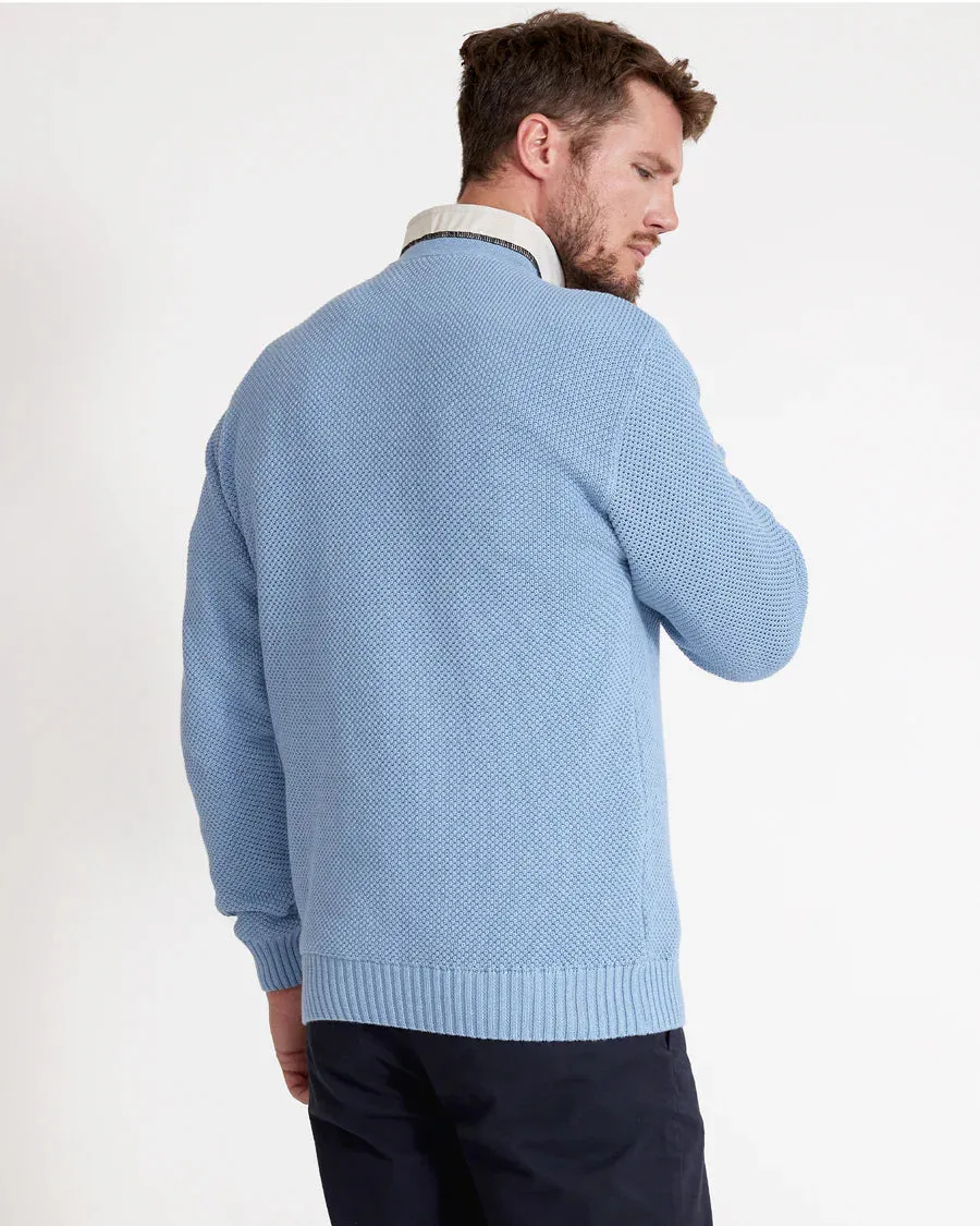 Holebrook - Classic WP Quarter Zip - Dusty Blue