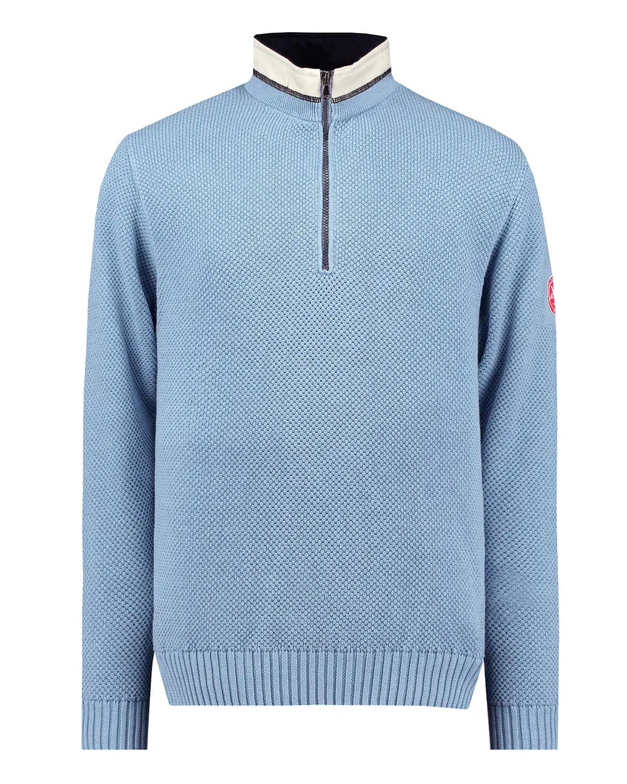 Holebrook - Classic WP Quarter Zip - Dusty Blue