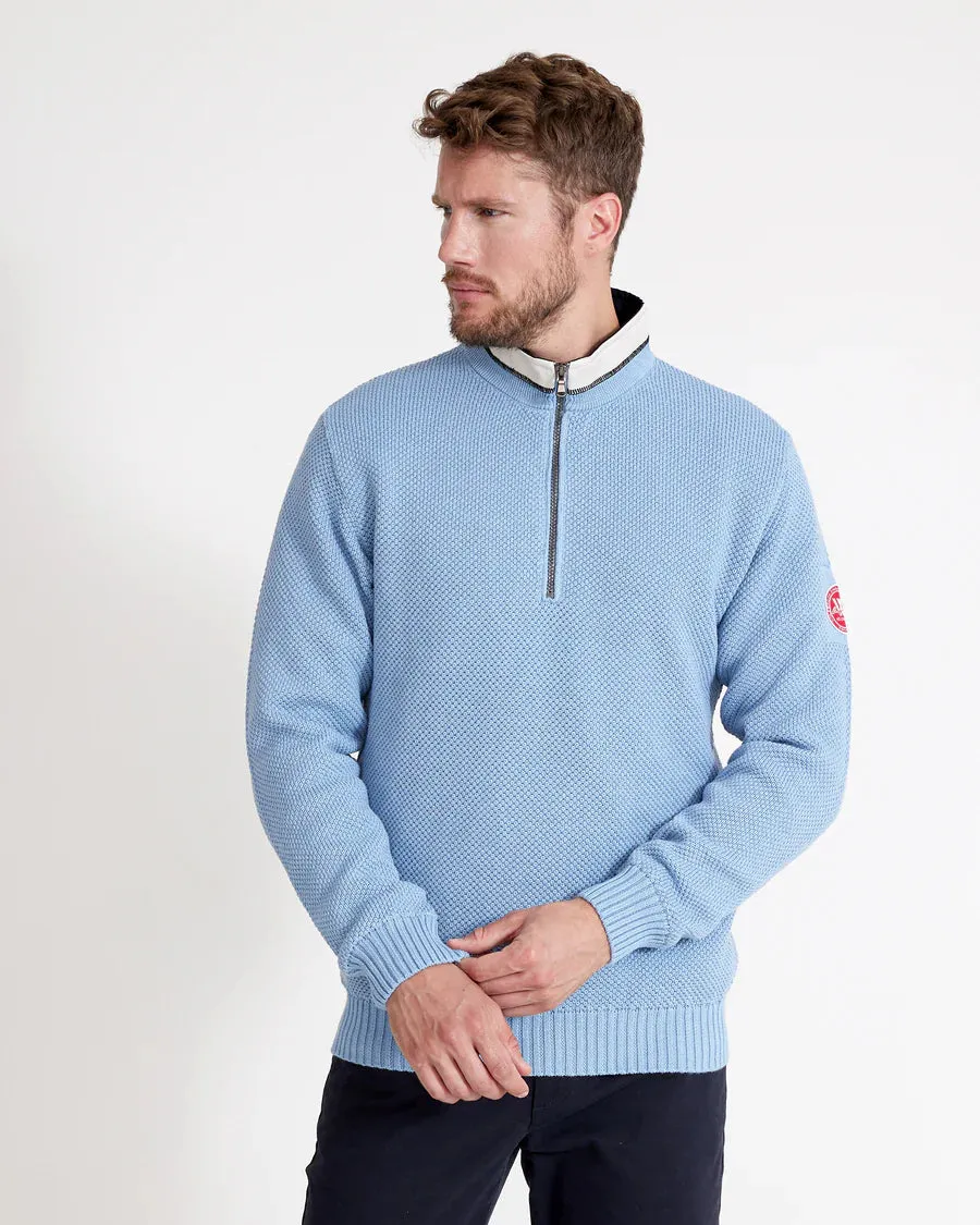 Holebrook - Classic WP Quarter Zip - Dusty Blue
