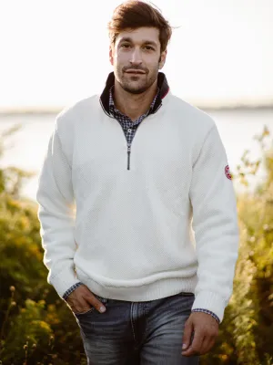 Holebrook - Classic WP Quarter Zip - White