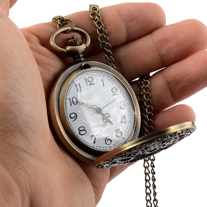 Hollow Gear Vintage Steampunk Pocket Watch
