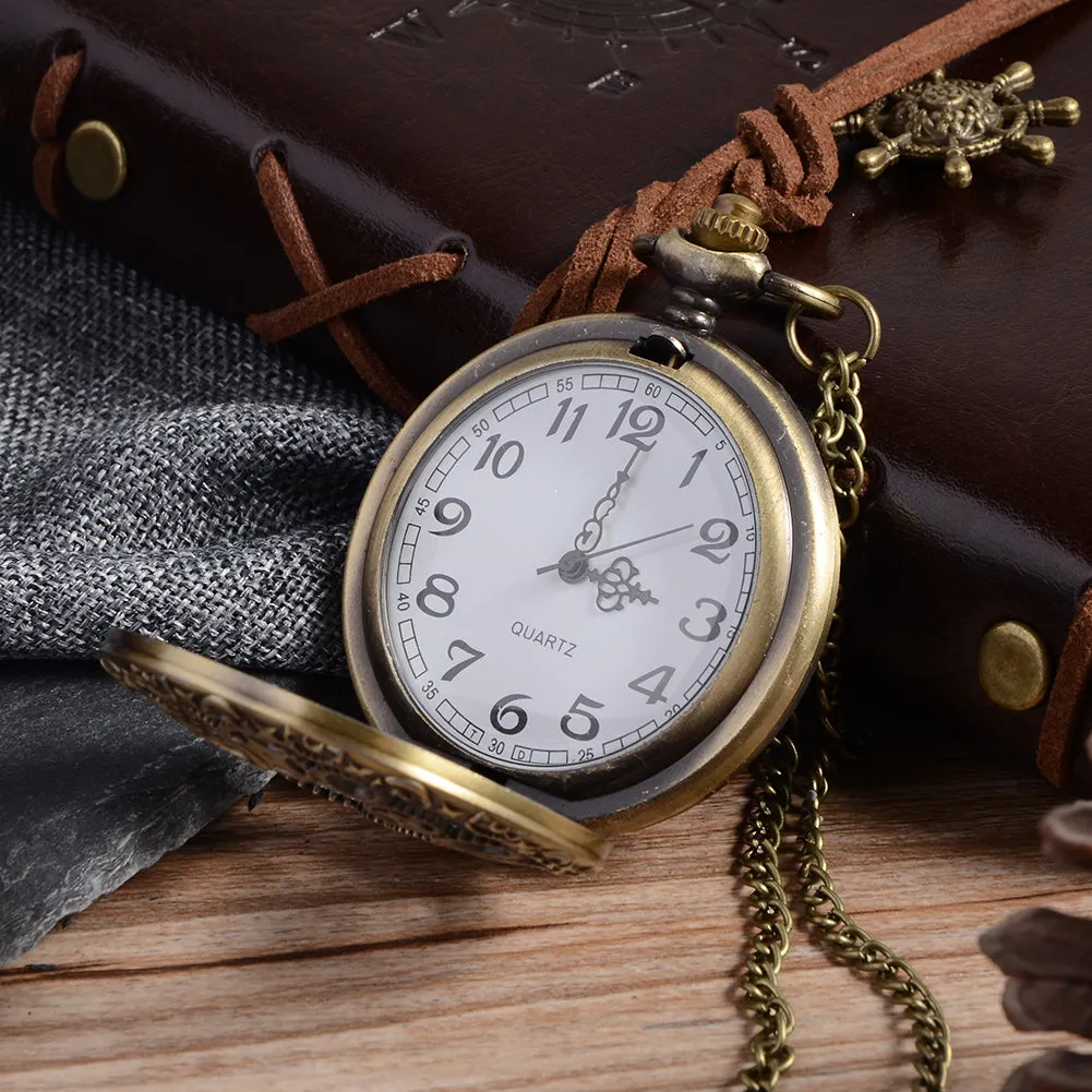 Hollow Gear Vintage Steampunk Pocket Watch