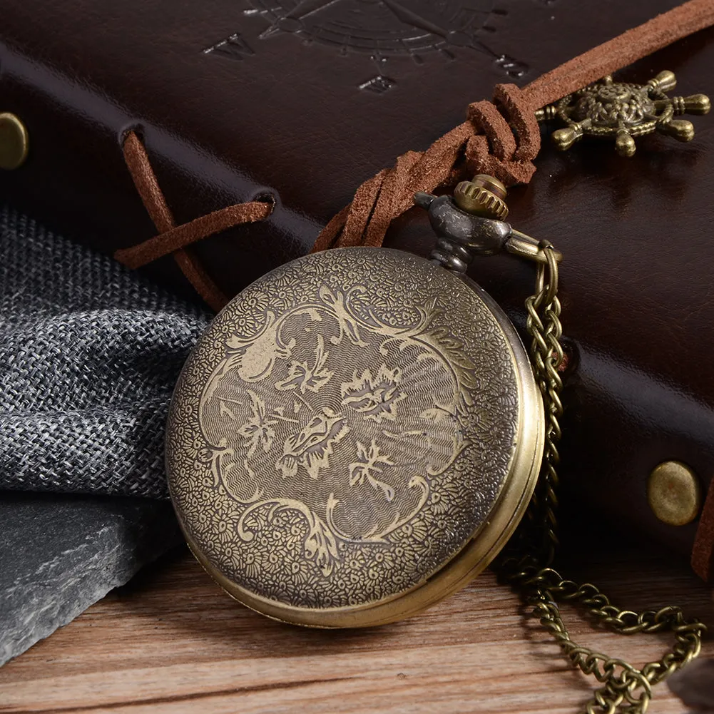 Hollow Gear Vintage Steampunk Pocket Watch