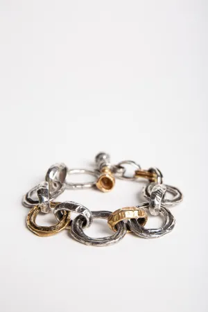 HUNROD | ENKI SILVER BRONZE BRACELET