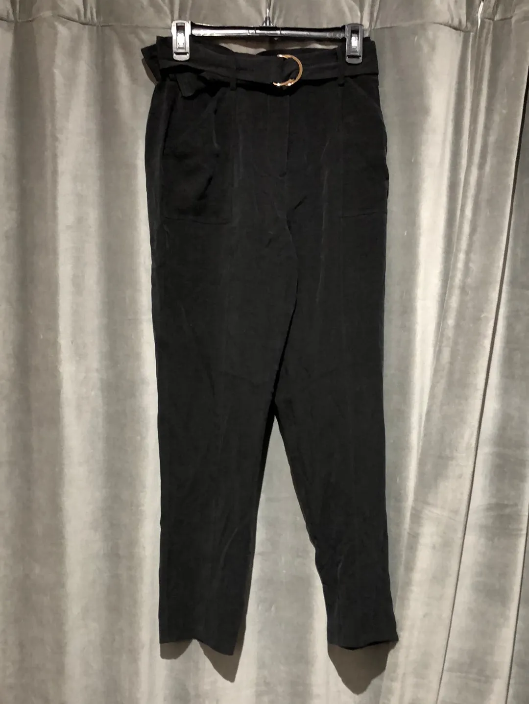 Intermix black Waist Tie Pants
