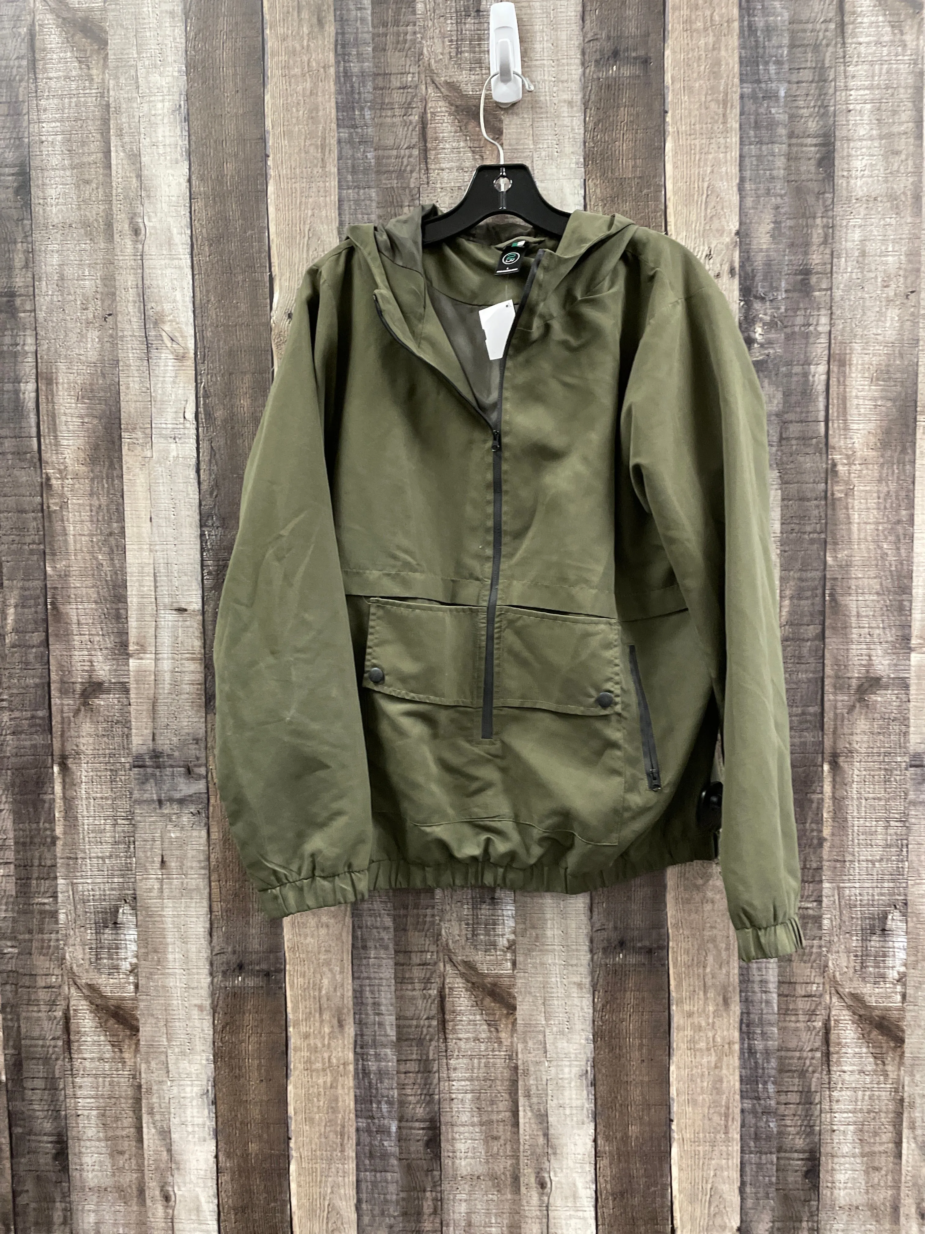 Jacket Windbreaker By Cme In Green, Size: L