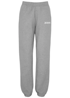 Jacquemus Le Jogging Logo Printed Track Pant Grey