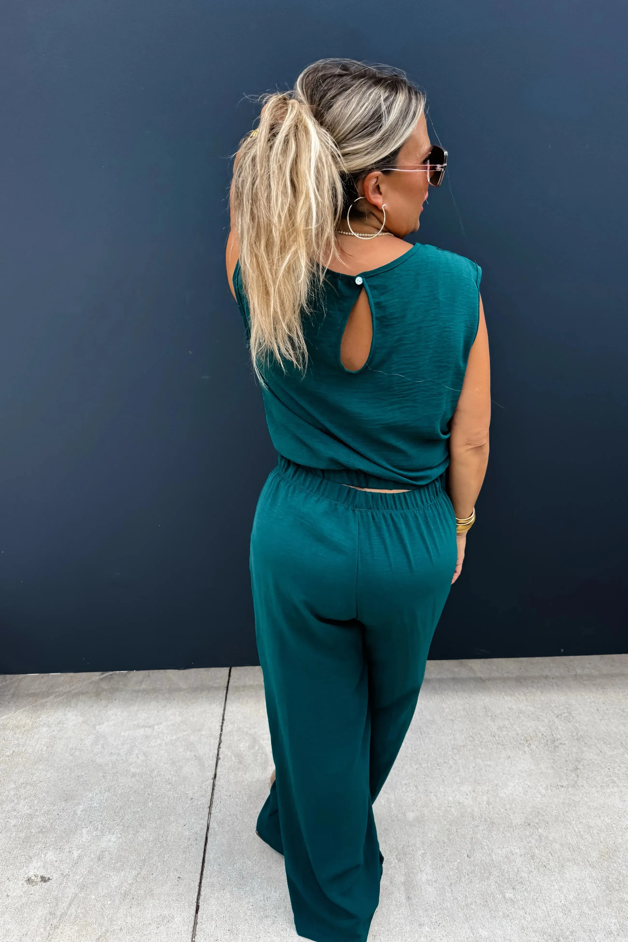 Jessica Pant Set: Green