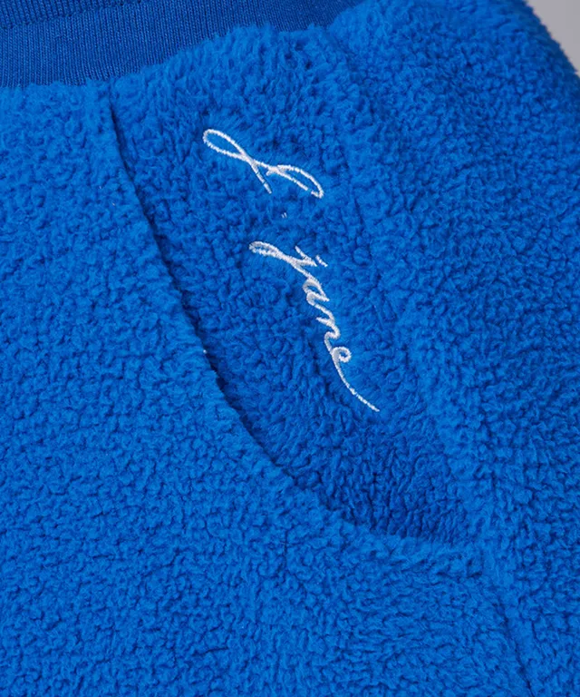 J.Jane Fleece Frill zip-up set - Blue
