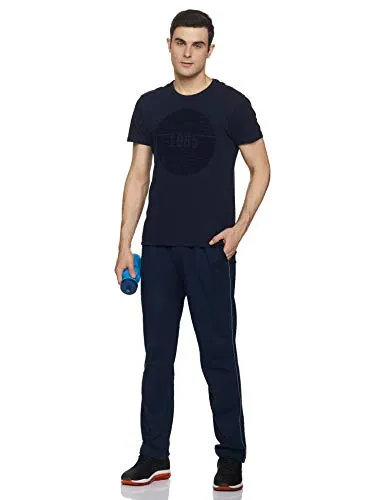 Jockey Men's Cotton Track Pants (9500-0103-NAVY Navy M)