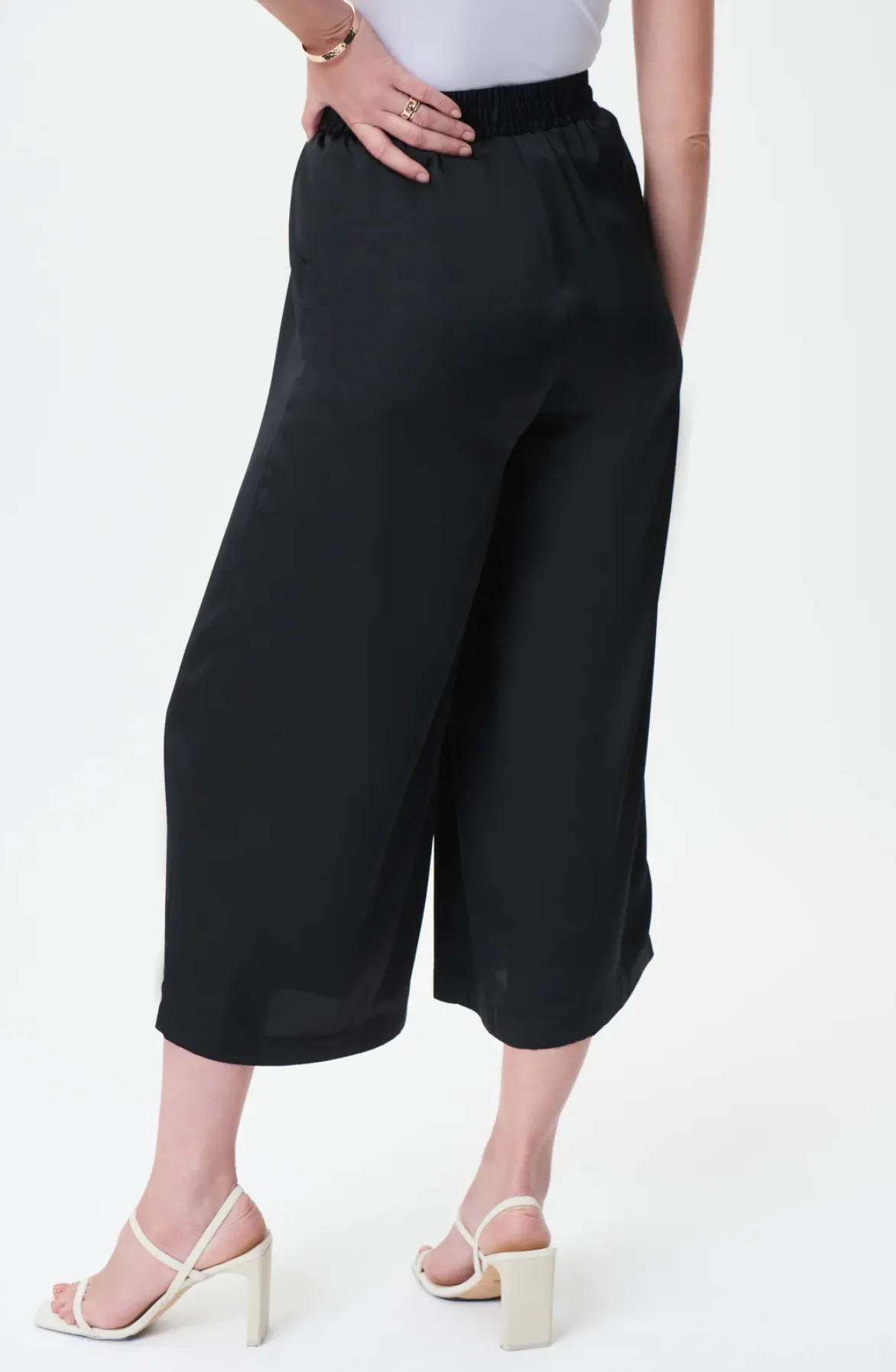 Joseph Ribkoff Satin Drawstring Pant