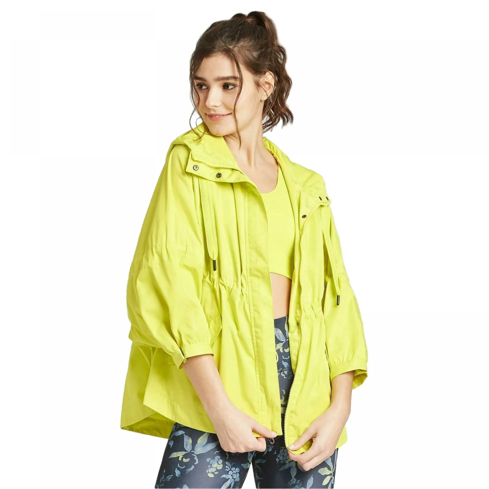 JoyLab Women's Zip-Up Windbreaker Poncho