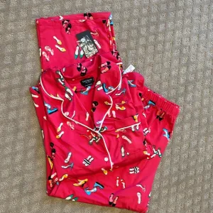 Kate Spade Long Sleeve Shoe Themed Pajama Set