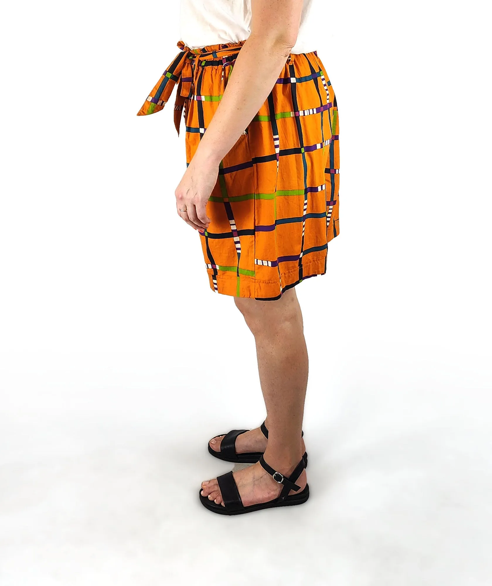 Keshet orange cotton shorts size L/XL