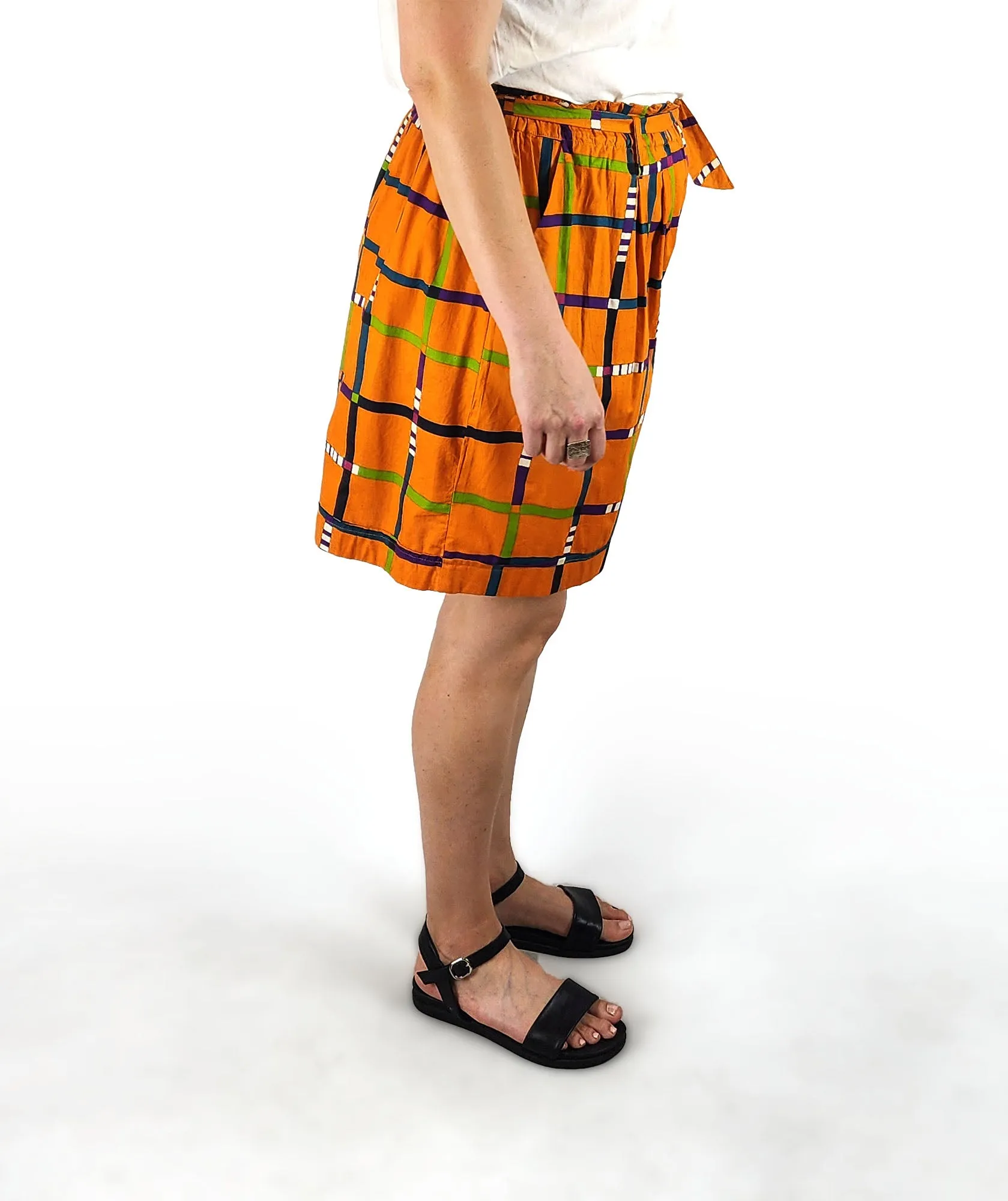 Keshet orange cotton shorts size L/XL