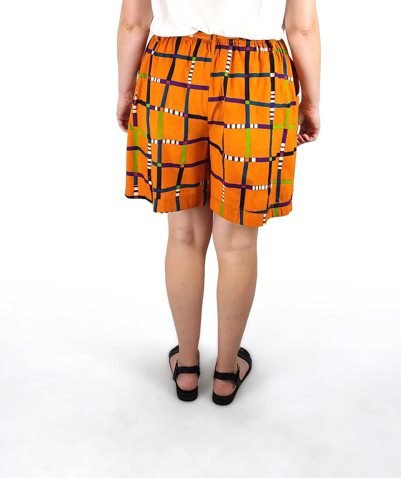 Keshet orange cotton shorts size L/XL