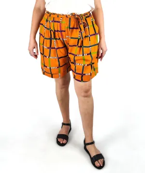 Keshet orange cotton shorts size L/XL