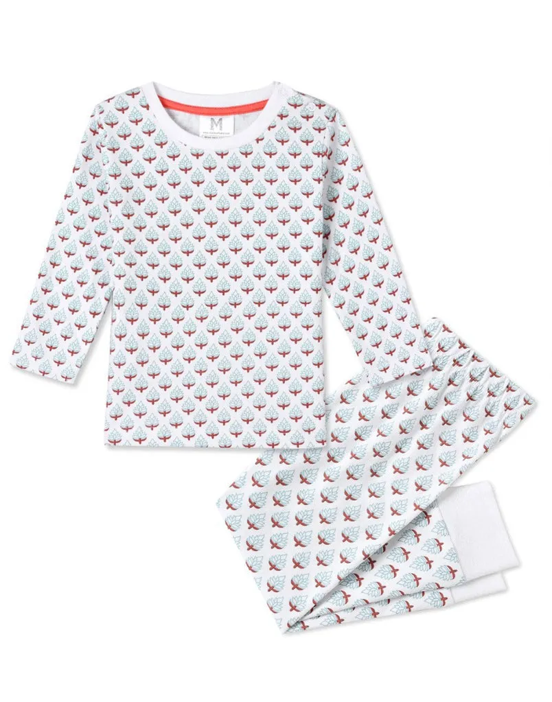 Kids Cotton Pyjamas - Miami Print