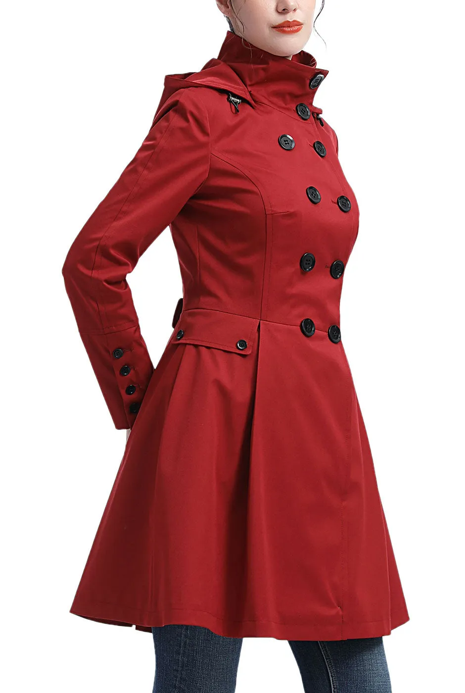 Kimi   Kai Women's "Ellie" Waterproof Trench Coat