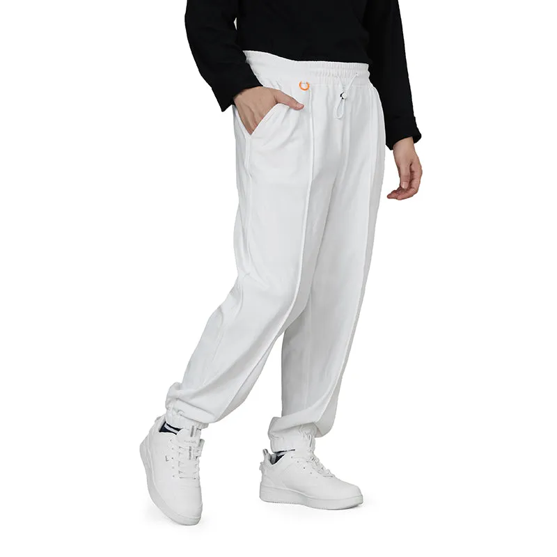 KNITTED DRAWSTRING JOGGER PANTS