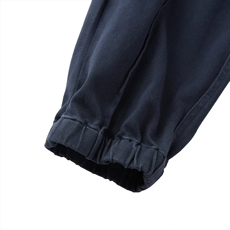 KNITTED DRAWSTRING JOGGER PANTS