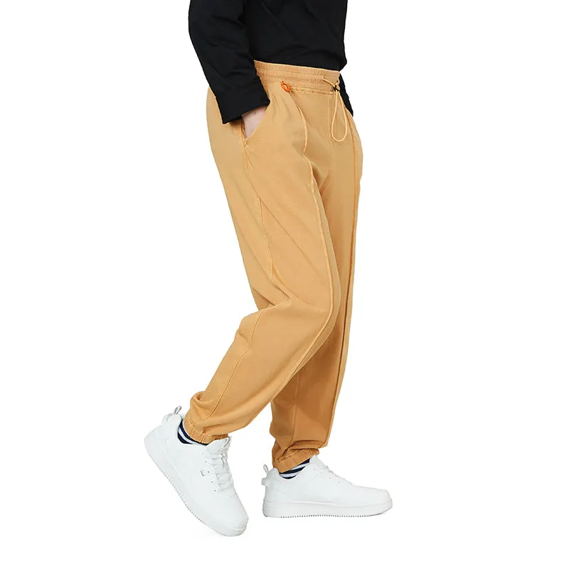 KNITTED DRAWSTRING JOGGER PANTS