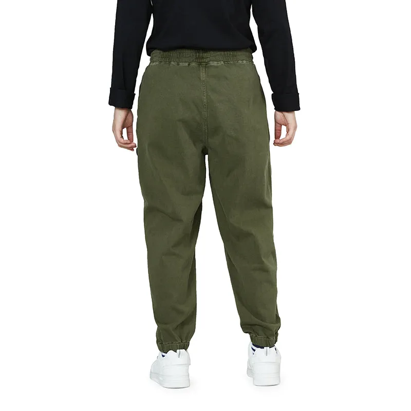 KNITTED DRAWSTRING JOGGER PANTS